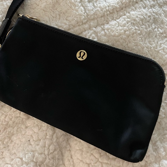 lululemon athletica Handbags - Lululemon Wallet ~ Black and Gold